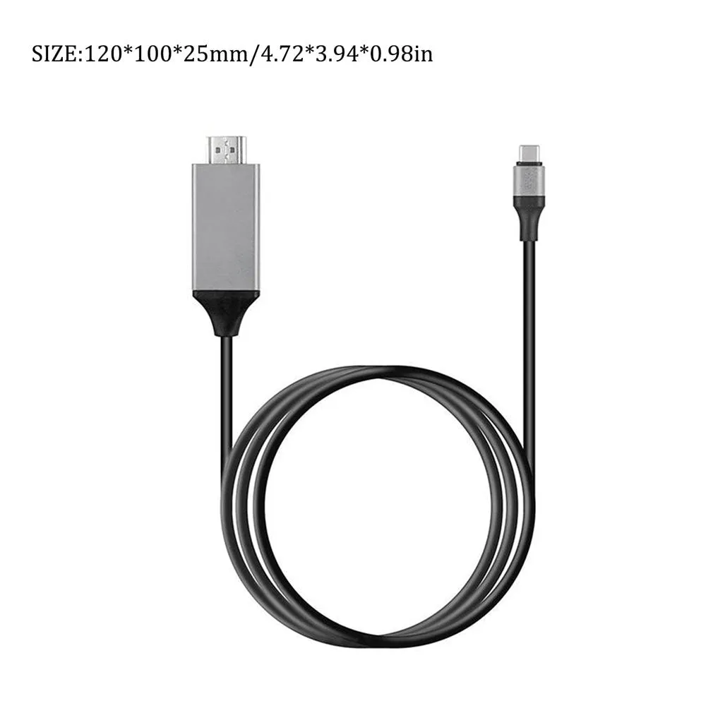 Type-C to HDMI HDTV 4K For Samsung Galaxy Note 8 9 S10  Plus Type C To HDMI Cable Adapter